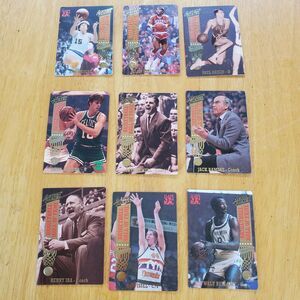 1993 Action Packed Basketball HOF 9 Different Cards Julius Erving 67 Henry Iba